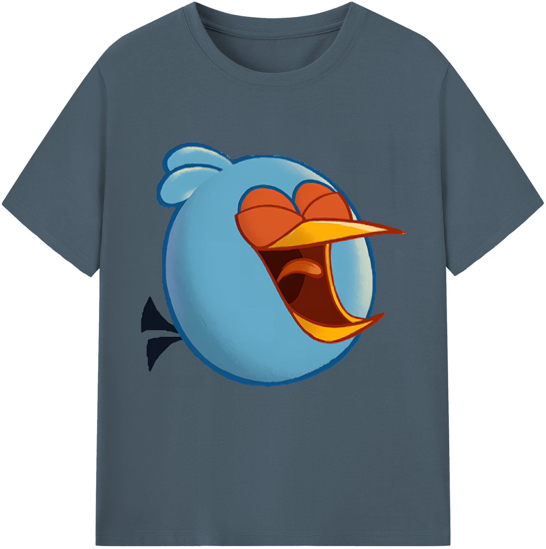 （画像用） Angry Birds アングリーバード 綿100％半袖Tシャツ（フロントプリント）